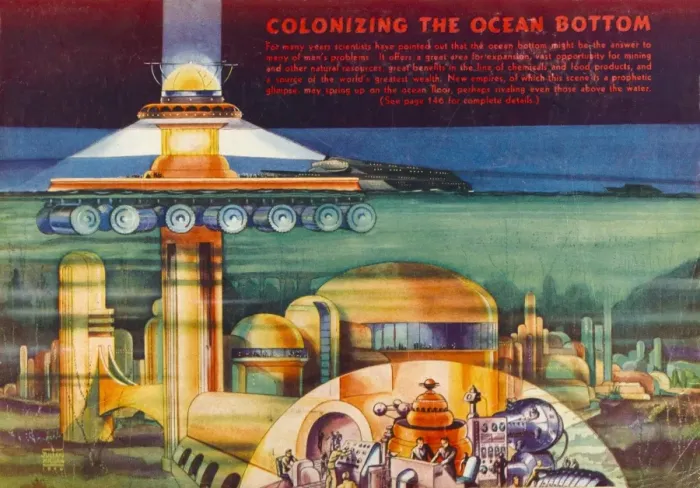 Framed Print : Submarine Colonies Framed Print : Submarine Colonies