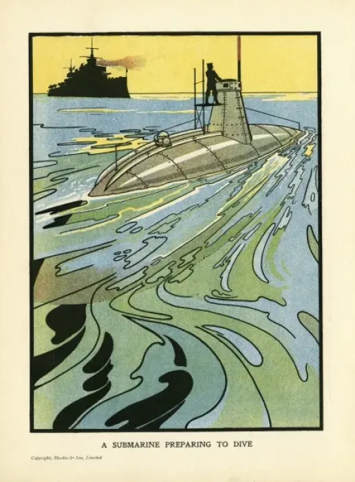 Framed Print : Submarine on Surface Framed Print : Submarine on Surface