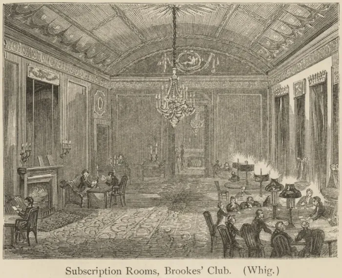 Framed Print : The Subscription Rooms, Brookes Club(Whig) Framed Print : The Subscription Rooms, Brookes Club(Whig)