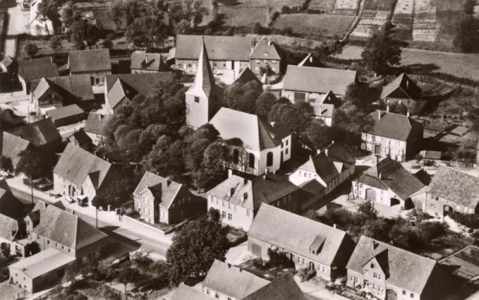 Framed Print : Suburb of Bremen, Germany - Aerial photograph Framed Print : Suburb of Bremen, Germany - Aerial photograph