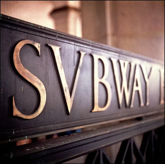 Framed Print : Subway sign New York Framed Print : Subway sign New York