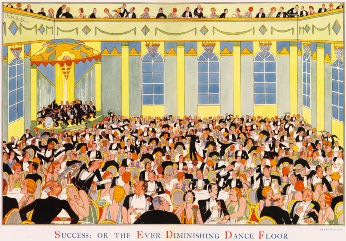 Framed Print : Success: Or the Ever Diminishing Dancefloor by Leslie Butler Framed Print : Success: Or the Ever Diminishing Dancefloor by Leslie Butler