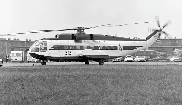 Framed Print : Sud-Aviation SA. 321F Super Frelon F-BHMC Framed Print : Sud-Aviation SA. 321F Super Frelon F-BHMC