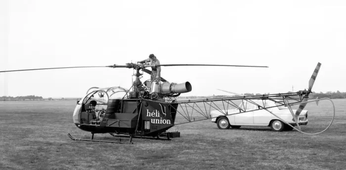 Framed Print : Sud-Aviation SE. 3130 Alouette II F-BLOP Framed Print : Sud-Aviation SE. 3130 Alouette II F-BLOP