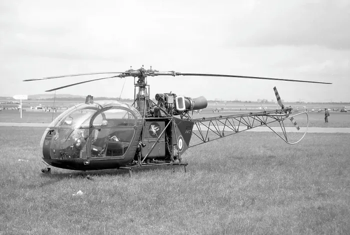 Framed Print : Sud-Aviation SE. 3130 Alouette II number 147 Framed Print : Sud-Aviation SE. 3130 Alouette II number 147