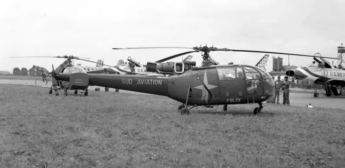 Framed Print : Sud-Aviation SE. 3160 Alouette III F-BLGX Framed Print : Sud-Aviation SE. 3160 Alouette III F-BLGX