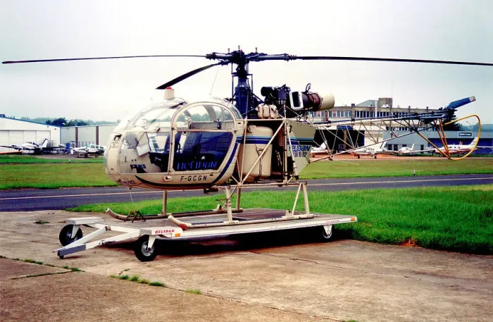 Framed Print : Sud Aviation SE.313B Alouette II F-GCGN Framed Print : Sud Aviation SE.313B Alouette II F-GCGN