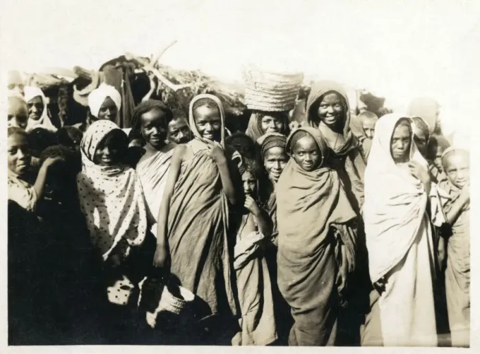 Framed Print : Sudan - Group of Villagers Framed Print : Sudan - Group of Villagers