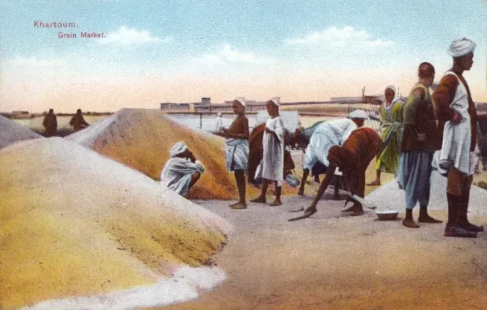 Framed Print : Sudan - Khartoum - The Grain Market Framed Print : Sudan - Khartoum - The Grain Market