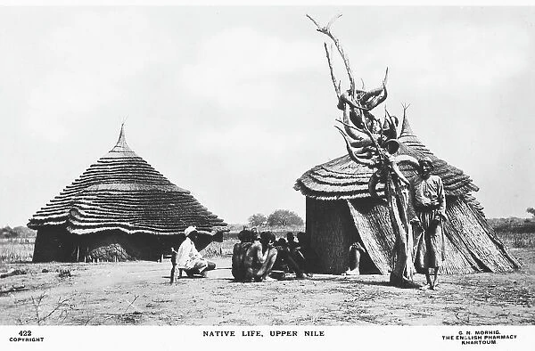 Sudanese Dinka Village