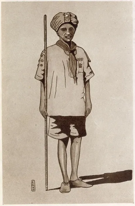 Framed Print : A Sudanese member of the Engineer Corps. Date: 1936 Framed Print : A Sudanese member of the Engineer Corps. Date: 1936