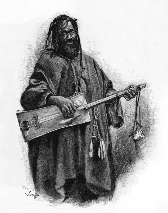 Framed Print : Sudanese rebec player Framed Print : Sudanese rebec player