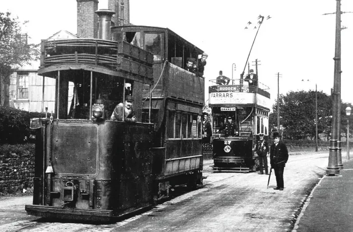 Framed Print : Sudden steam trams, Rochdale Framed Print : Sudden steam trams, Rochdale