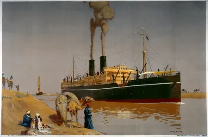 Framed Print : Suez Canal poster Framed Print : Suez Canal poster