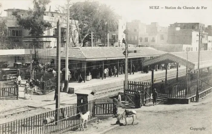 Framed Print : Suez - Railway Station - Egypt Framed Print : Suez - Railway Station - Egypt