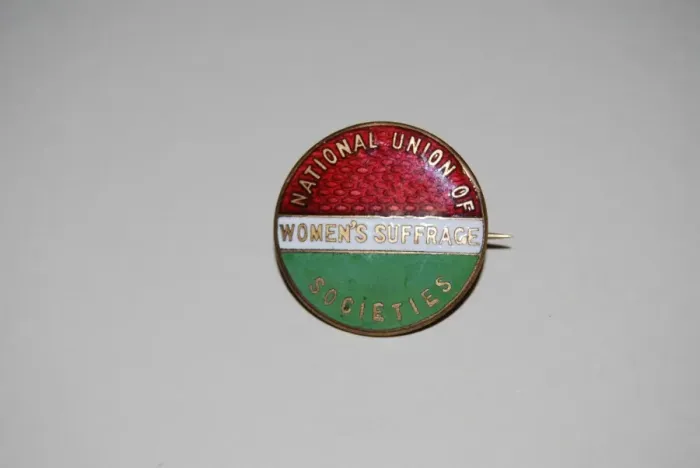 Framed Print : Suffrage Badge N. U. W. S. S Framed Print : Suffrage Badge N. U. W. S. S