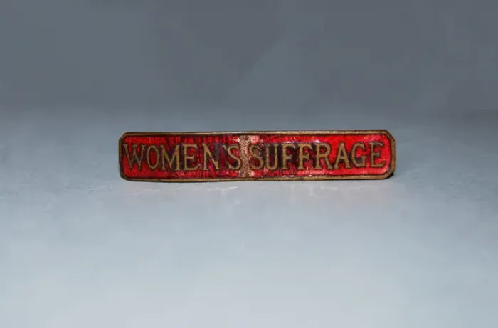 Framed Print : Suffrage Badge N. U. W. S. S Framed Print : Suffrage Badge N. U. W. S. S