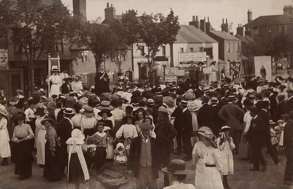Suffrage Meeting Stratford on Avon 1911