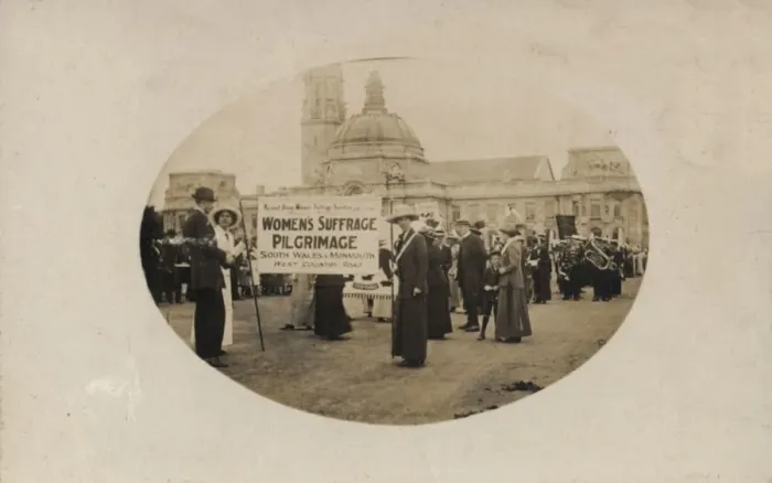 Framed Print : Suffrage Pilgrimage N. U. W. S.s 1913 Framed Print : Suffrage Pilgrimage N. U. W. S.s 1913