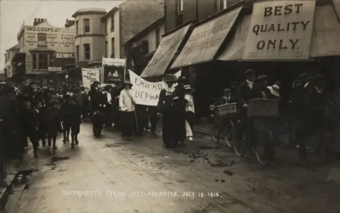 Framed Print : Suffrage Pilgrimage N. U. W. S.s 1913 Framed Print : Suffrage Pilgrimage N. U. W. S.s 1913