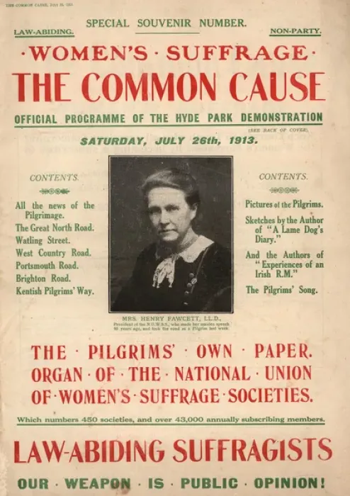 Framed Print : Suffrage Pilgrimage NUWSS 1913 Framed Print : Suffrage Pilgrimage NUWSS 1913