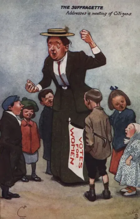 Framed Print : Suffragette Addresses Meeting of Citizens Framed Print : Suffragette Addresses Meeting of Citizens
