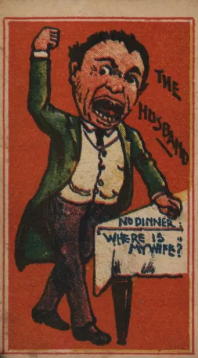 Framed Print : Suffragette Card Game Snap Husband Framed Print : Suffragette Card Game Snap Husband