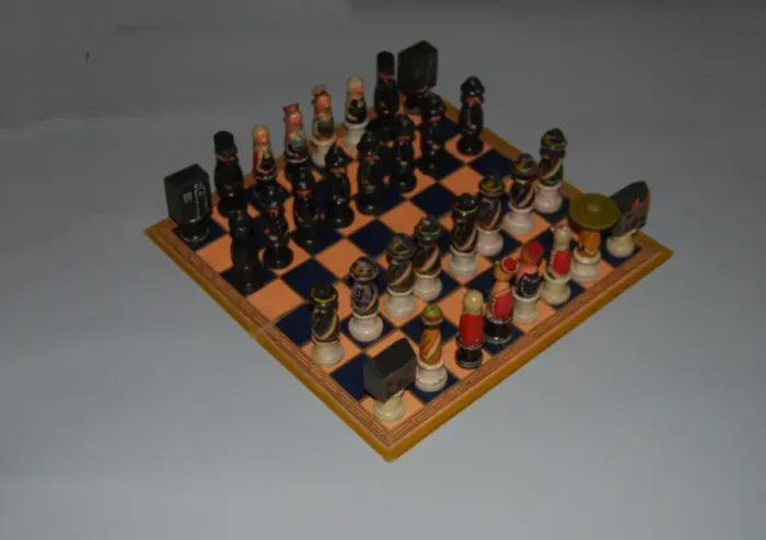 Framed Print : Suffragette Chess Set Framed Print : Suffragette Chess Set