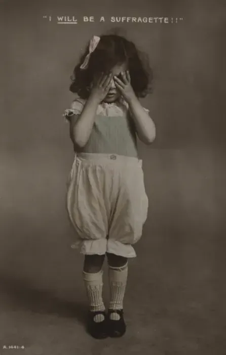 Framed Print : Suffragette Child, I will be a suffragette Framed Print : Suffragette Child, I will be a suffragette