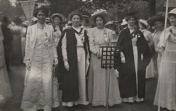 Suffragette Demonstration Rally Hyde Park 23 July 1910