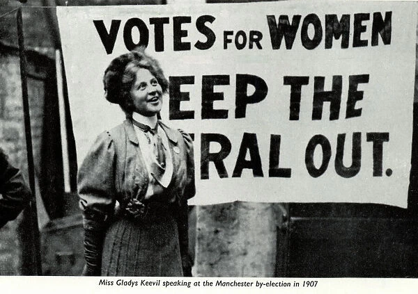 Suffragette Gladice Keevil Manchester