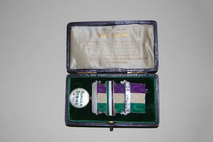 Framed Print : Suffragette Hunger Strike Medal W. S. P. U Framed Print : Suffragette Hunger Strike Medal W. S. P. U