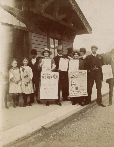 Suffragette Ina Longbourne W. S. P. U Campaign