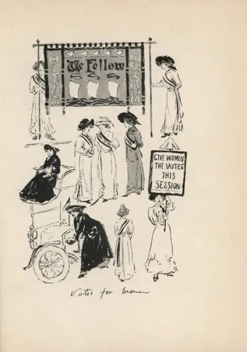 Framed Print : Suffragette March Banners Framed Print : Suffragette March Banners