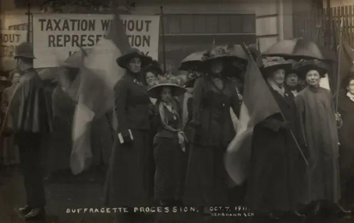 Framed Print : Suffragette March Christabel Pankhurst