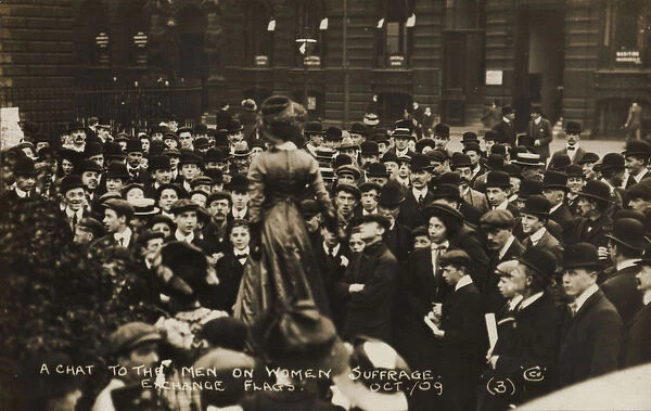 Suffragette Meeting Exchange Flags Liverpool