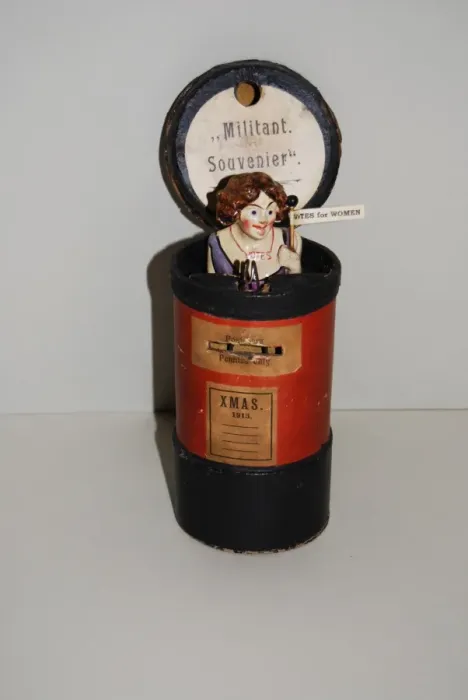 Framed Print : Suffragette Militant Money Box 1913 Framed Print : Suffragette Militant Money Box 1913