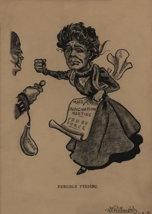 Framed Print : Suffragette Mrs. Pankhurst Forcible Feeding Framed Print : Suffragette Mrs. Pankhurst Forcible Feeding