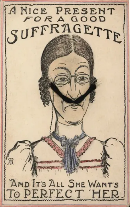 Framed Print : Suffragette Nice Present of Moustache Framed Print : Suffragette Nice Present of Moustache