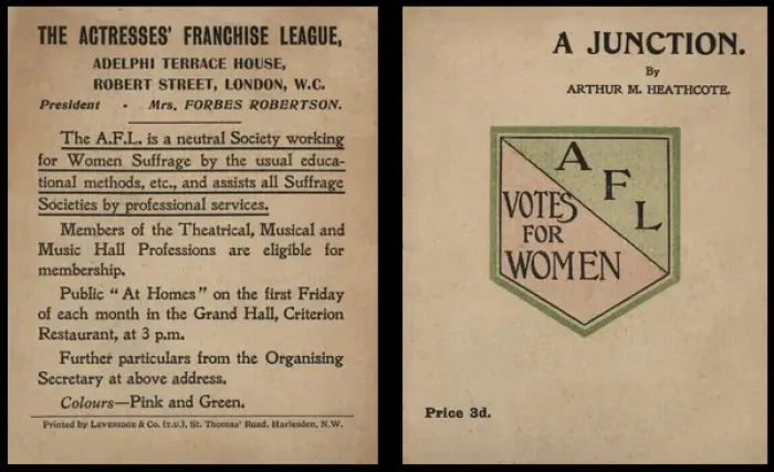 Framed Print : Suffragette Play A Junction Arthur Heathcote Framed Print : Suffragette Play A Junction Arthur Heathcote
