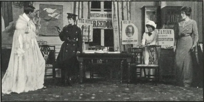 Framed Print : Suffragette Play Might is Right Framed Print : Suffragette Play Might is Right