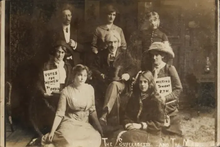 Framed Print : Suffragette Play Suffragette and the Man Framed Print : Suffragette Play Suffragette and the Man