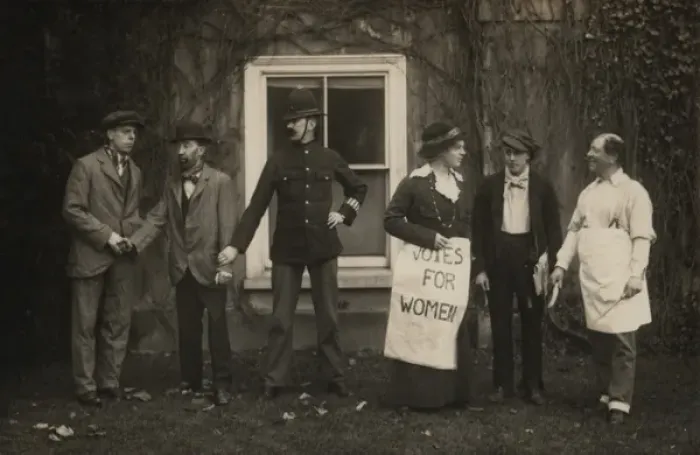 Framed Print : Suffragette Play Votes for Women Framed Print : Suffragette Play Votes for Women
