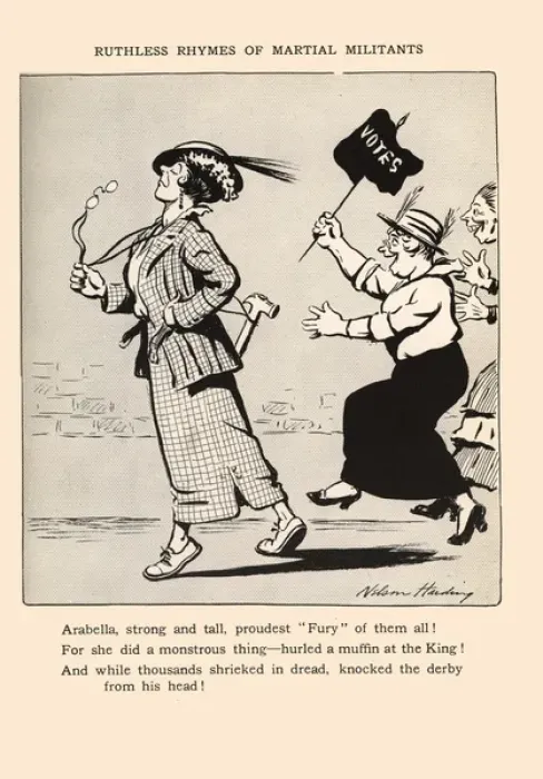 Framed Print : Suffragette Ruthless Rhymes of Martial Militants Framed Print : Suffragette Ruthless Rhymes of Martial Militants