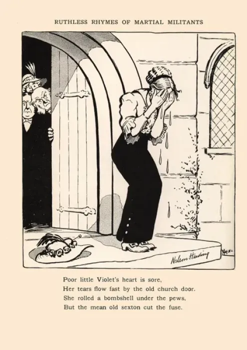 Framed Print : Suffragette Ruthless Rhymes of Martial Militants Framed Print : Suffragette Ruthless Rhymes of Martial Militants
