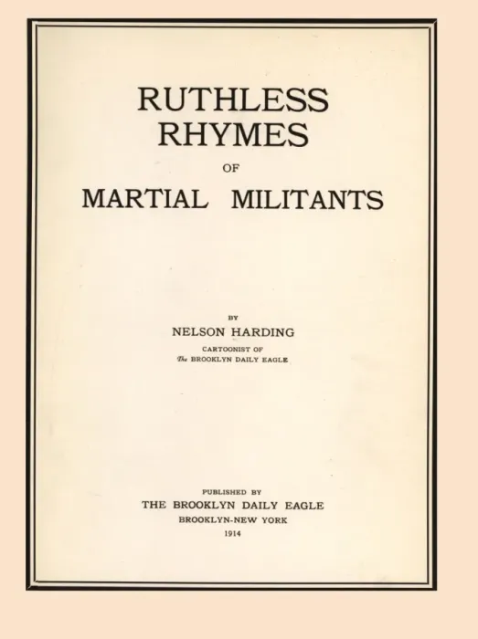 Framed Print : Suffragette Ruthless Rhymes of Martial Militants Framed Print : Suffragette Ruthless Rhymes of Martial Militants