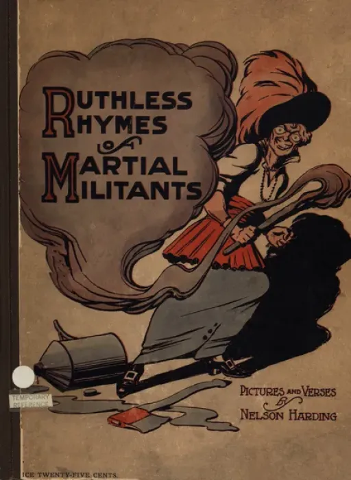 Framed Print : Suffragette Ruthless Rhymes of Martial Militants Framed Print : Suffragette Ruthless Rhymes of Martial Militants