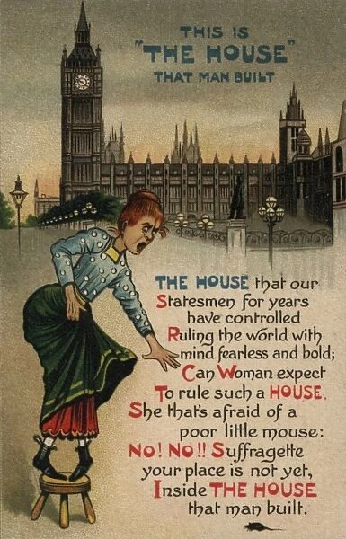 Suffragette Scared by Mouse