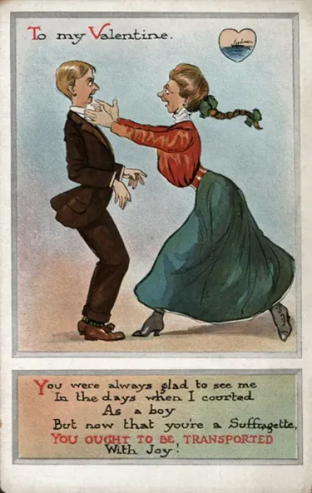 Framed Print : Suffragette, To My Valentine Framed Print : Suffragette, To My Valentine