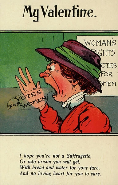 Suffragette My Valentine Card